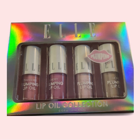 Elle Other - ELLE Lip Collection Plumping Lip Oil Set (4pc)